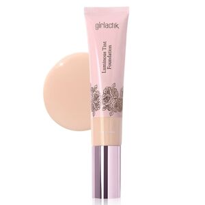 Girlactik 2-in-1 Luminous Tint Foundation In F2 Light - Brand New In Box